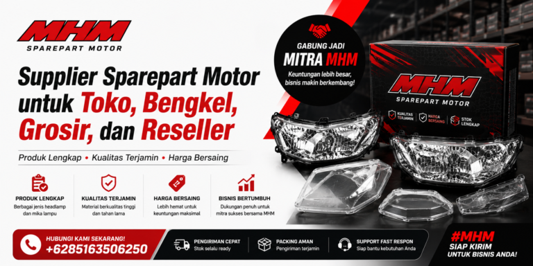 Supplier Sparepart Motor untuk Toko, Bengkel, Grosir, dan Reseller