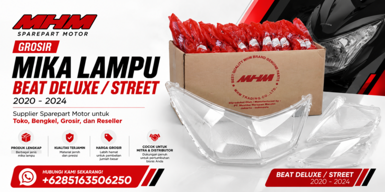 Grosir Mika Lampu Beat Deluxe / Street 2020-2024 dan 2024-2026 Aftermarket MHM